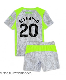 Günstige Manchester City Bernardo Silva #20 3rd trikot Kinder 2025-26 Kurzarm (+ Kurze Hosen)